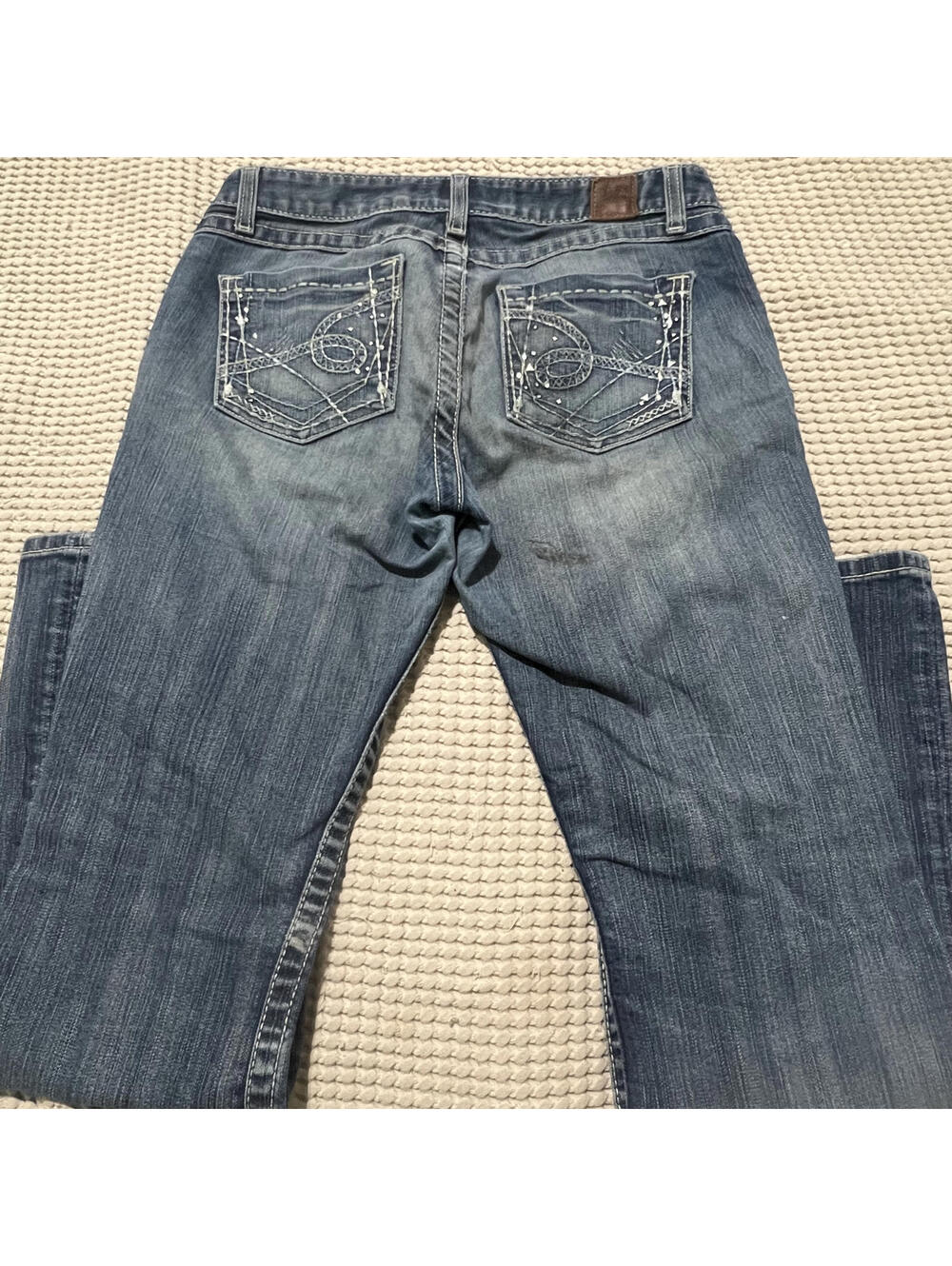 Buckle BKE Denim Madison y2k stretch bootcut low rise 32x31.5 grunge cowgirl